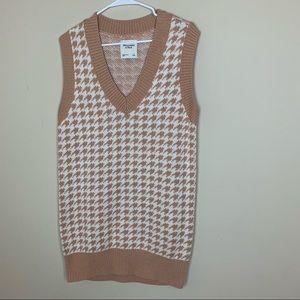 Abercrombie & Fitch Orange and White Vest Dress Size Small